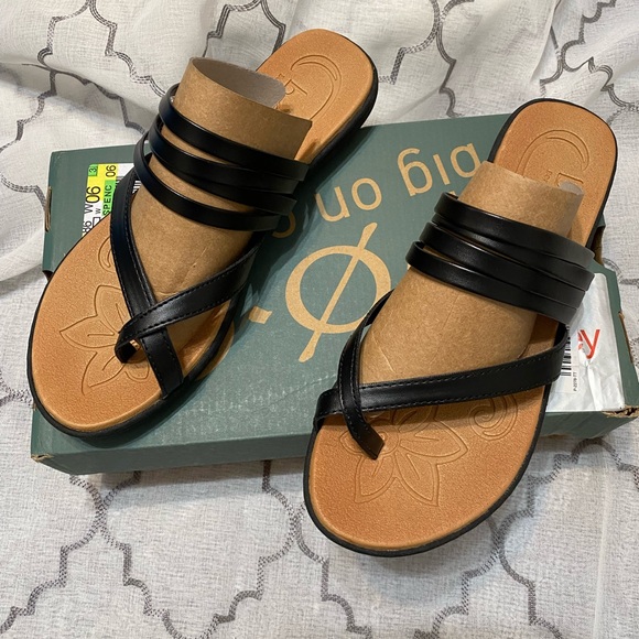 BOC Alisha Women's Black Sandals size 9 NWT - Picture 1 of 4
